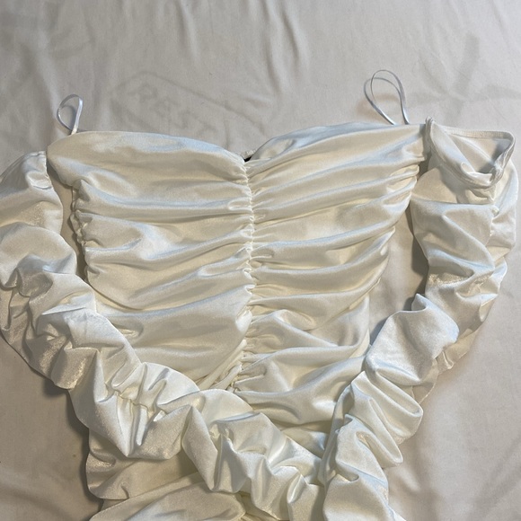 H&M bodycon white dress - Picture 2 of 3